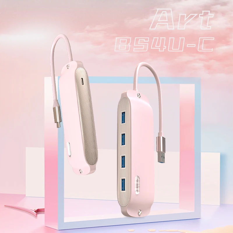 Концентратор USB3.0 * 4 + USB c 5 в 1 для док-станции Macbook