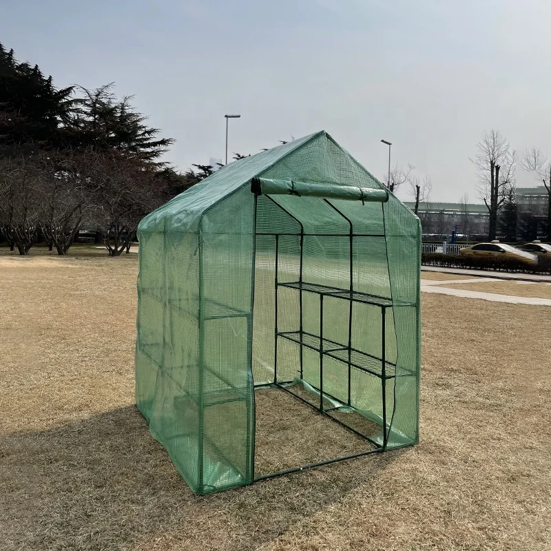 Walk In Garden Polytunnel Tunnel Greenhouse Green House For Courtyard Plant Growing Tent