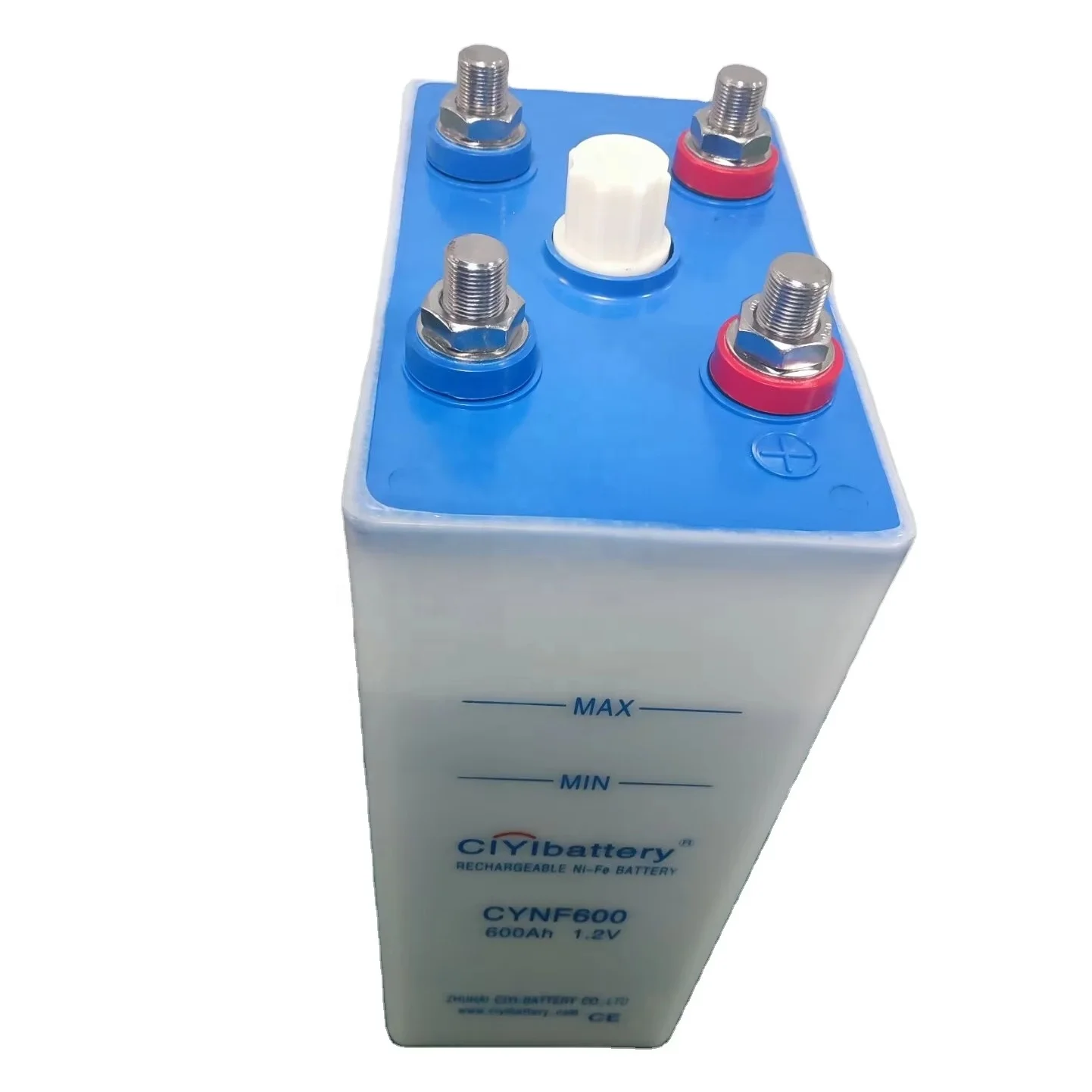 ciyibattery rechargeable CYNF600 1.2V 600Ah TN600  factory battery nickel iron battery NI-FE battery 10A to 1200Ah