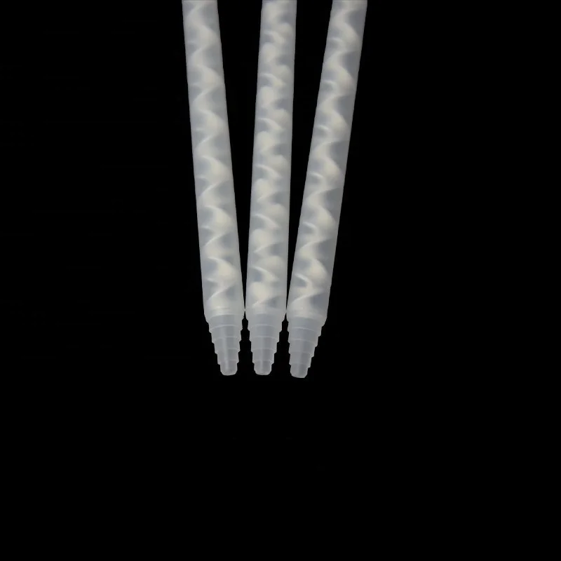 MC9.3-24 Dual Cartridge Mixing Nozzle plastic Static Mixer for Dual Adhesive Epoxy dual ab glue cartridge