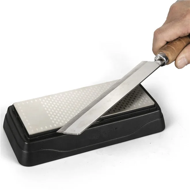 Diamond Sharpening 600 1200 Grit Double Side Diamond Sharpening Stone Knife Blade Sharpener