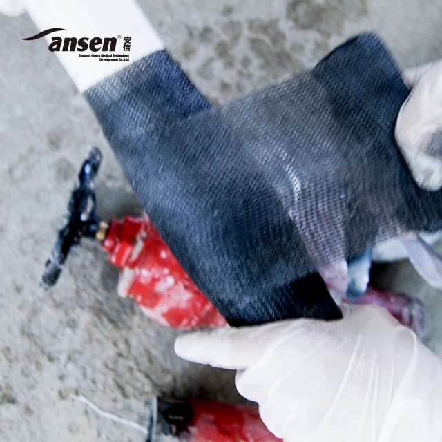 Quick Hardening Fiberglass Wrap Seal Tape Pipe Repair Bandage for Leaking Pipelines in Marine