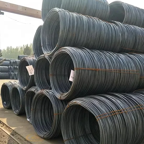 6MM 8MM 10MM 12MM deformed bar mild steel rebar iron rod China Supplier carbon steel wire rod Q195 SAE1008