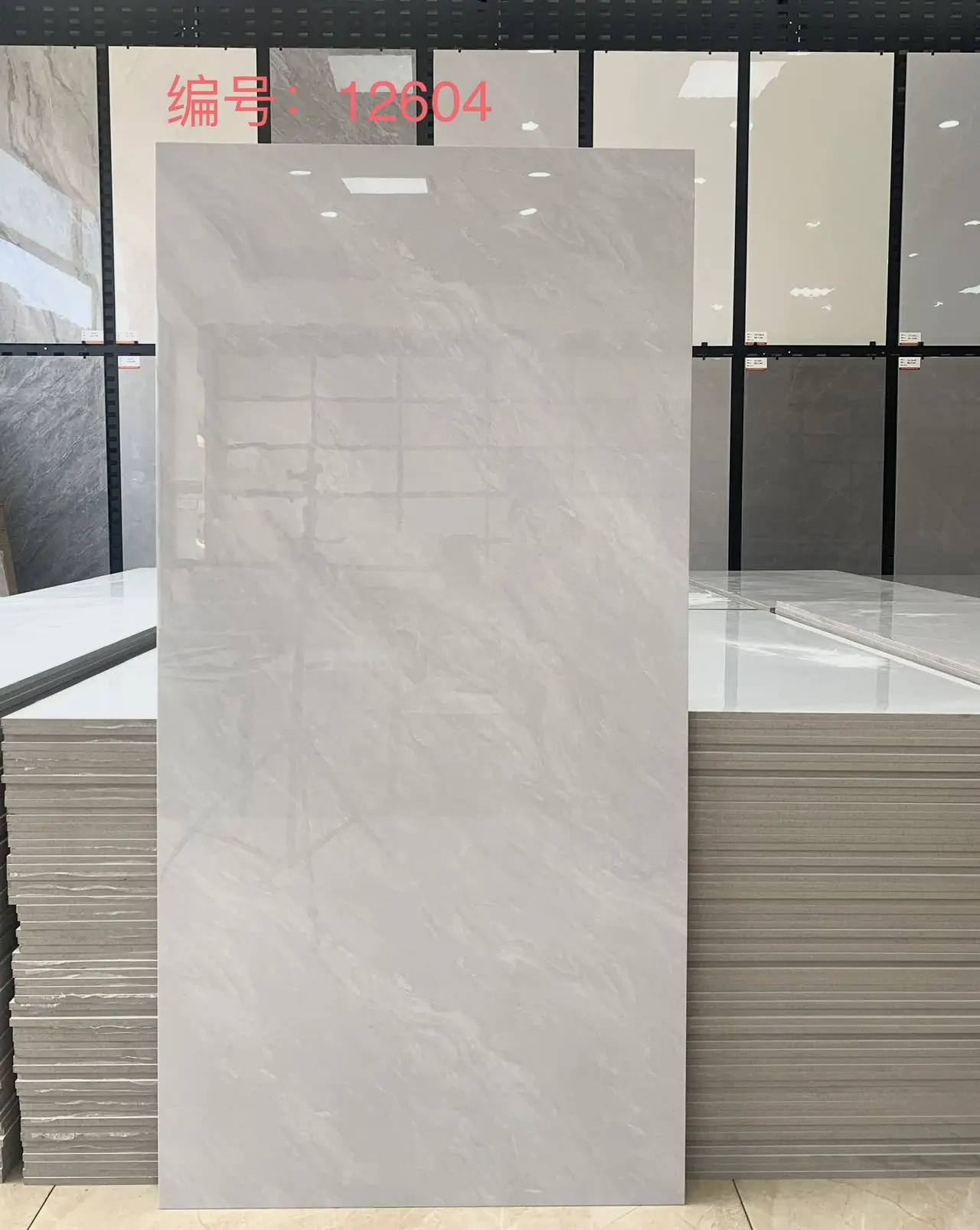 Modern 600x1200mm Carrara White Tile Polished Stone Texture Floor with Antibacterial & Wear-Resistant Features Low Price