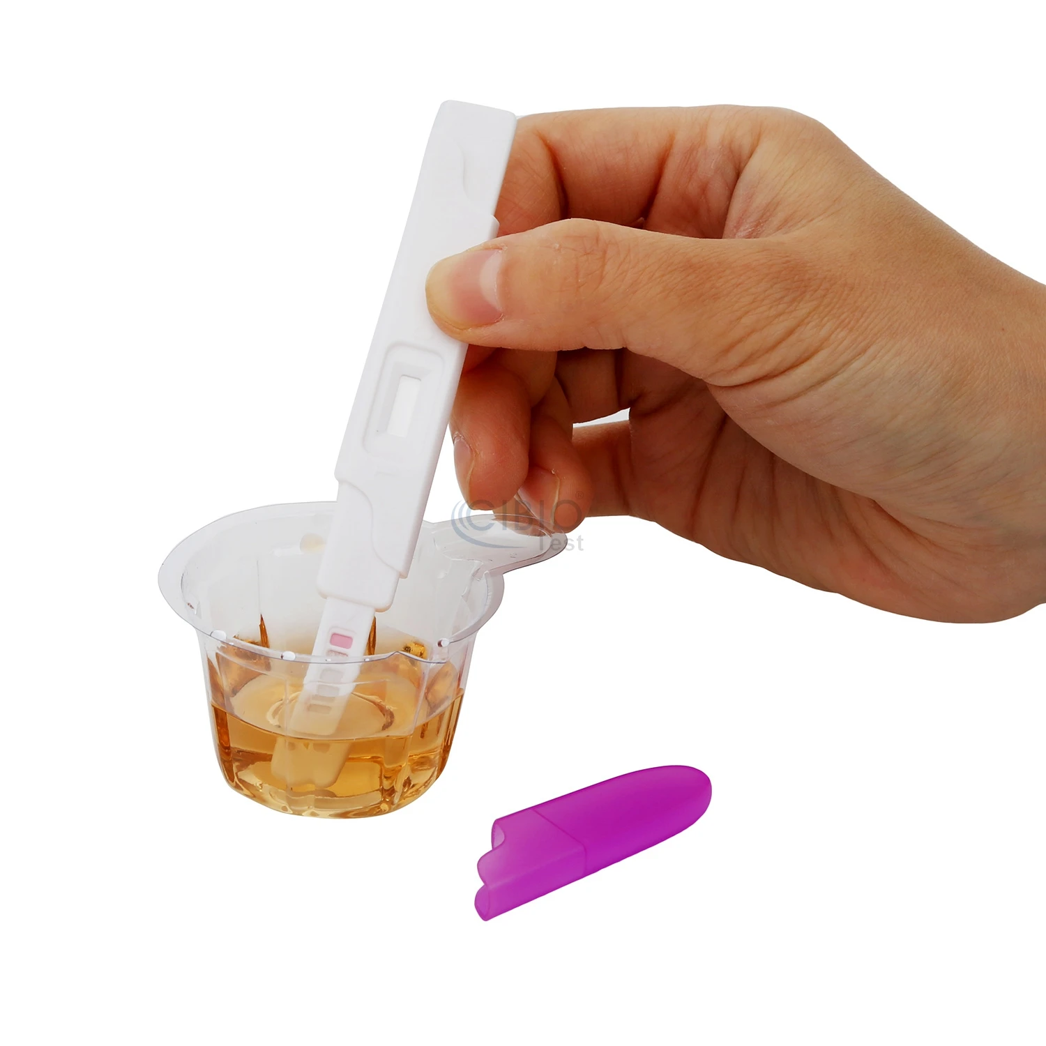 CE Clia waived approved one step IVD urine pregnancy hcg LH ovulation urine test midstream