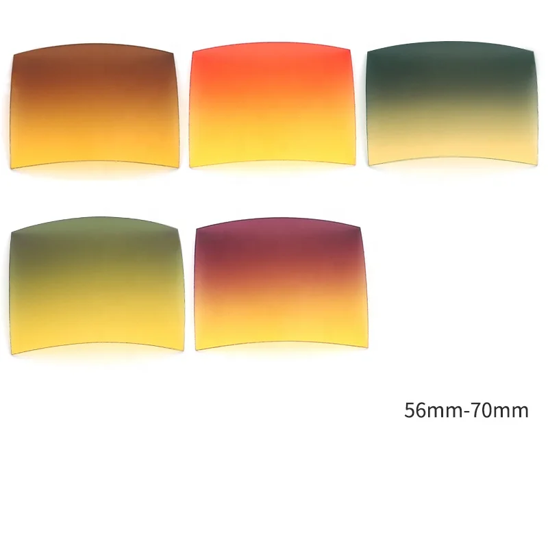 China Factory Stock Direct Sales  TAC Dyed Gradient HD Color Lenses Sunglasses Polarized Lenses OEM