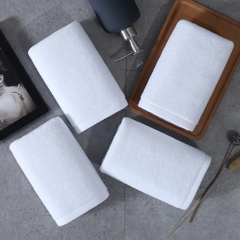 Cotton Class a Bath Towel Hotel White Cotton Bath Towel Spa Luxury Quick-drying Bath Towel