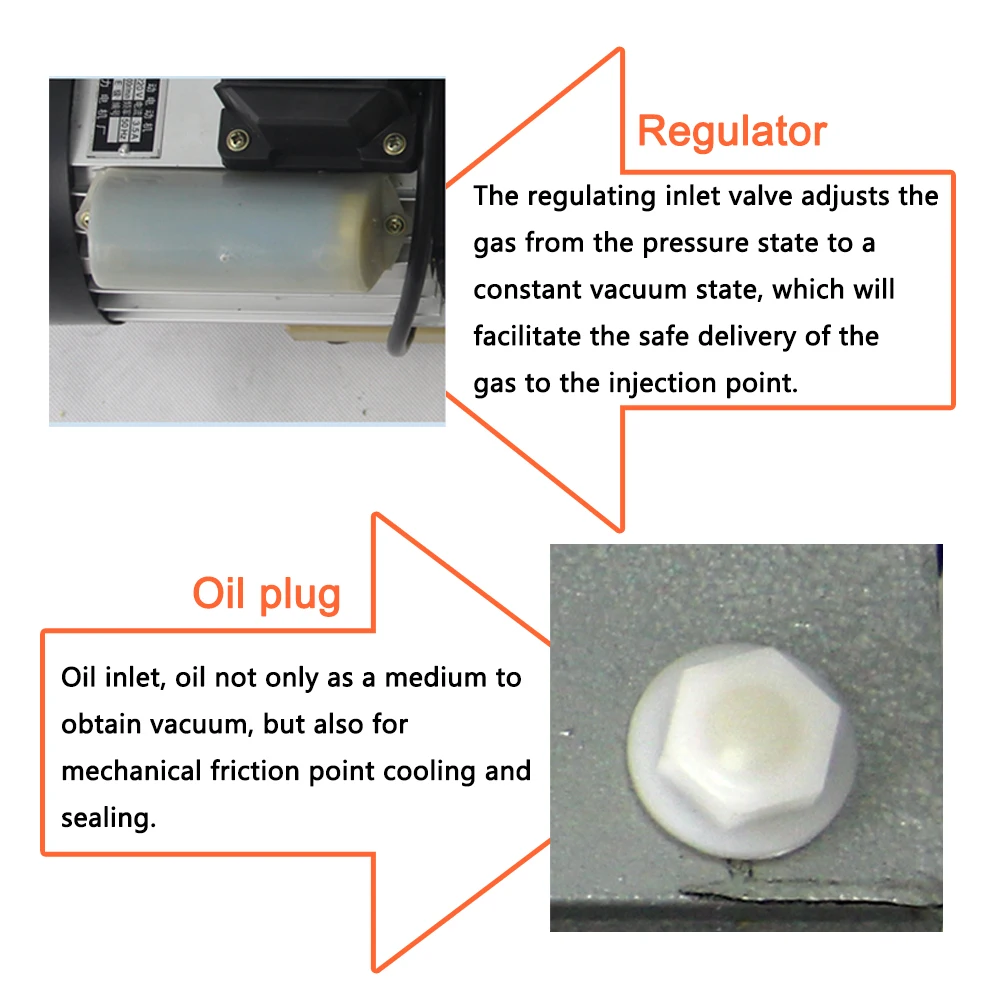 Lab Rotary Vane Vacuum Pump  2XZ-0.5