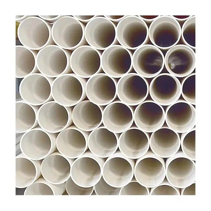 Bulk Plastic Pipe Manufacturer Schedule 40 White PVC Pipe