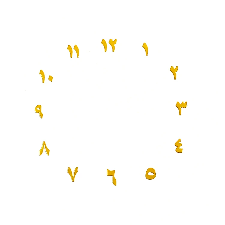 custom made watch dial UP sticker for hour index, logo watch parts