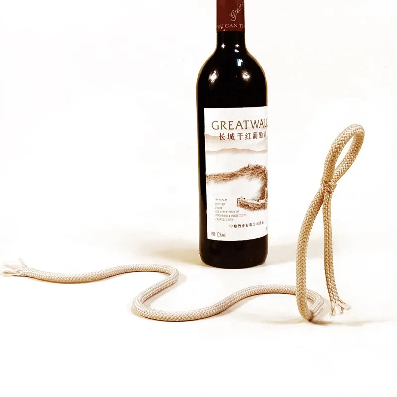 Creative Design Wine Bottle Holder Restaurant Store Desktop Cabinet Decor Magic Floating Rope Wine Metal Rack