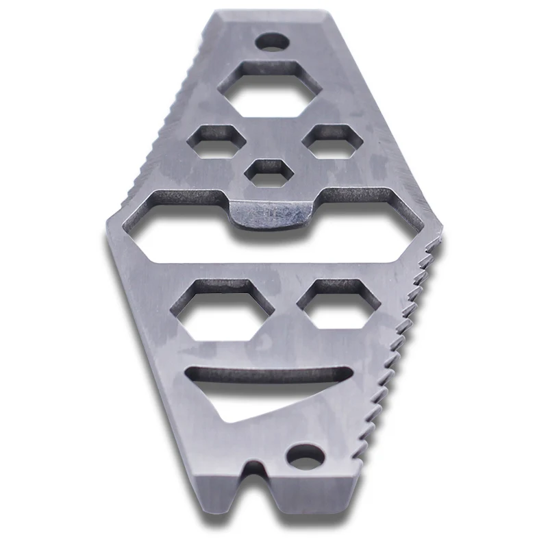 
Custom Titanium Survival Tactical Gear Multi Too Pocketl EDC Keychain Tool 