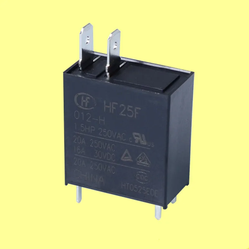 Original Hongfa Relay HF25F/012-H HF25F/024-H 12V DC 20A250VAC 4Pin Micro High Power Relay Power Relay for Microwave Oven