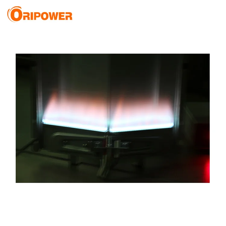 CE certified portable indoor space radian blue flame gas heater with ODS safety device