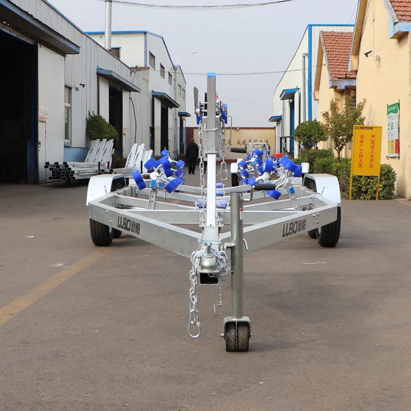 8.65 m  double axle tow boat trailer tow trailer