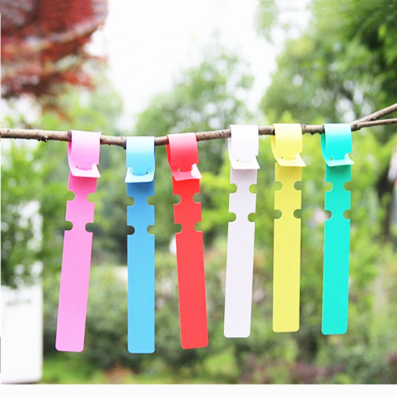 Adjustable Hanging Tree Supply Of Nursery Stock Label Plastic Tag Stake Waterproof Plant Label Tags