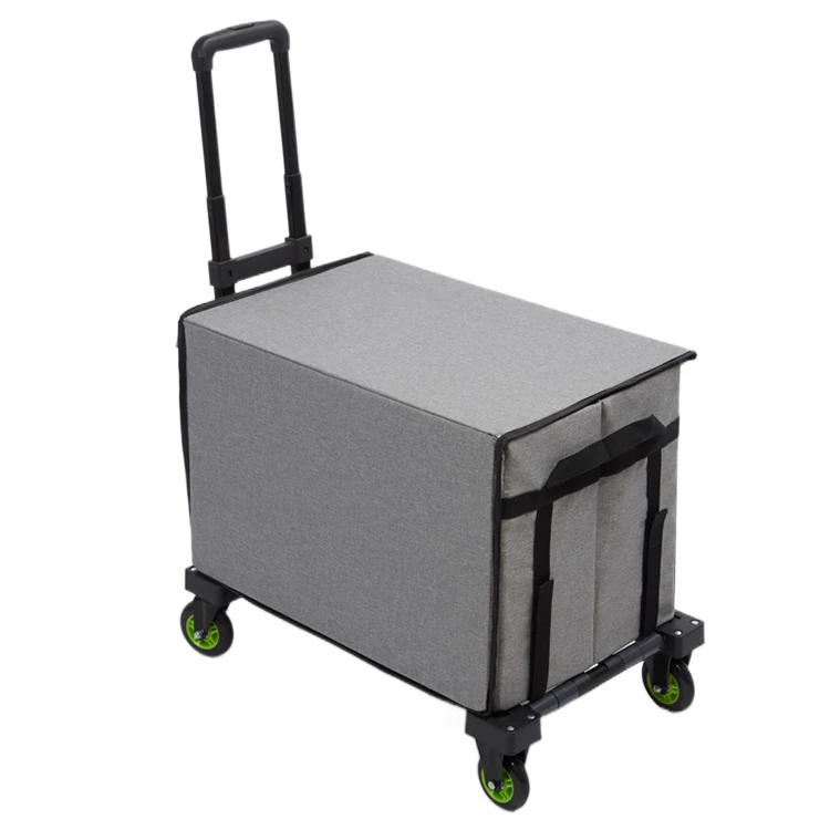 Multi Use Functional Light Weight Foldable Folding Supermarket Mall Trolley Shopping Trolley Cart