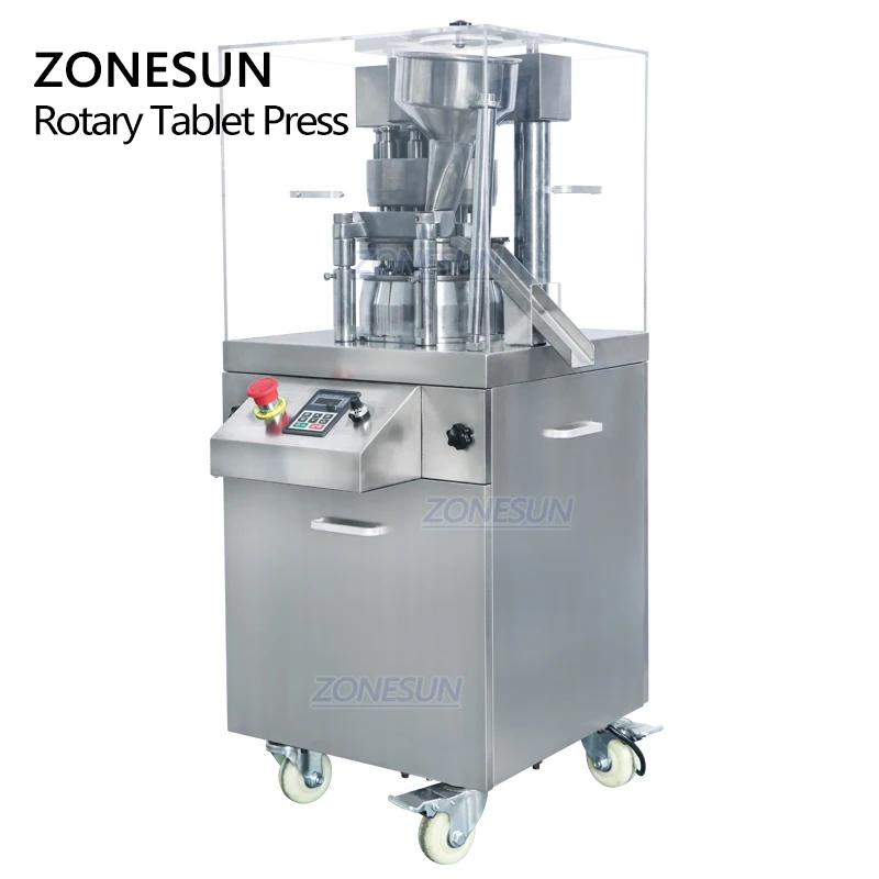 ZONESUN ZP-9A обновления роторный таблеточный пресс машина таблетки молока пробивая машина Фармацевтическое Оборудование для 3D планшет набора пресс-форм