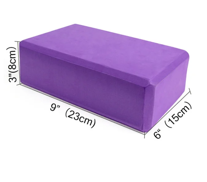 
OEM Gym Fitness EVA Yoga Block Recycled Colorful Foam Block Brick for Yoga Exercise 