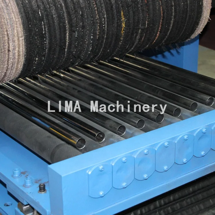 High Efficiency Round Metal Tube Wheel Polishing Machine