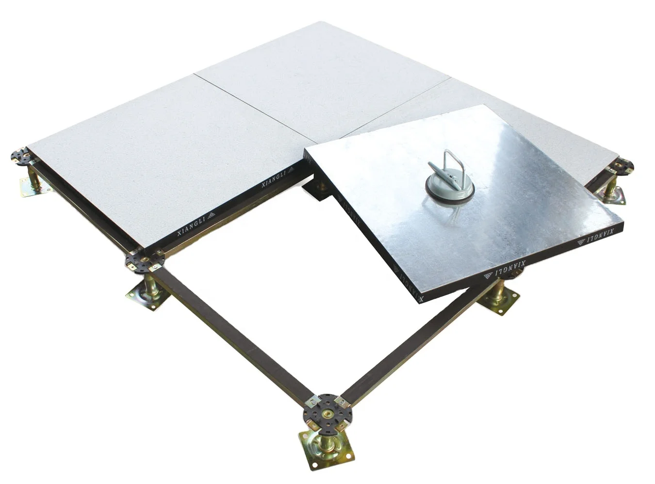 Good quantity antistatic calcium sulphate raised access floor coated with HPL,PVC Used in computer room,data center