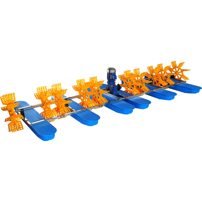 Stainless Steel Aquaculture Equipment Parts 10 Impeller Paddle Wheel 3kw Shrimp Pond Aerator