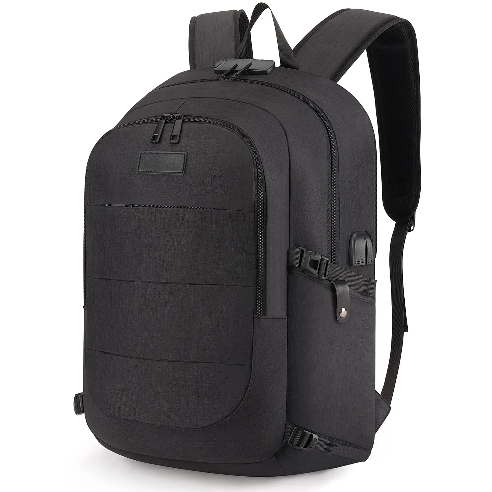 Waterproof antitheft bag with USB charging port and lock 15.6 Inch Computer Rucksack With Usb Charging Port Backpack Laptop Bag