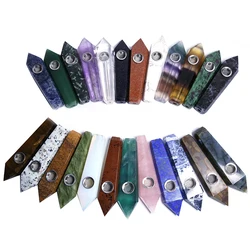 Wholesale high quality natural quartz stone crystal smoking pipes weed accessories
