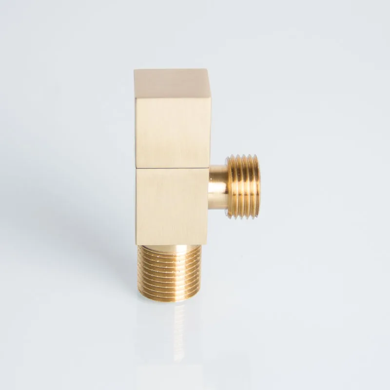 1 2 inch chrome plated gold brass angle valve