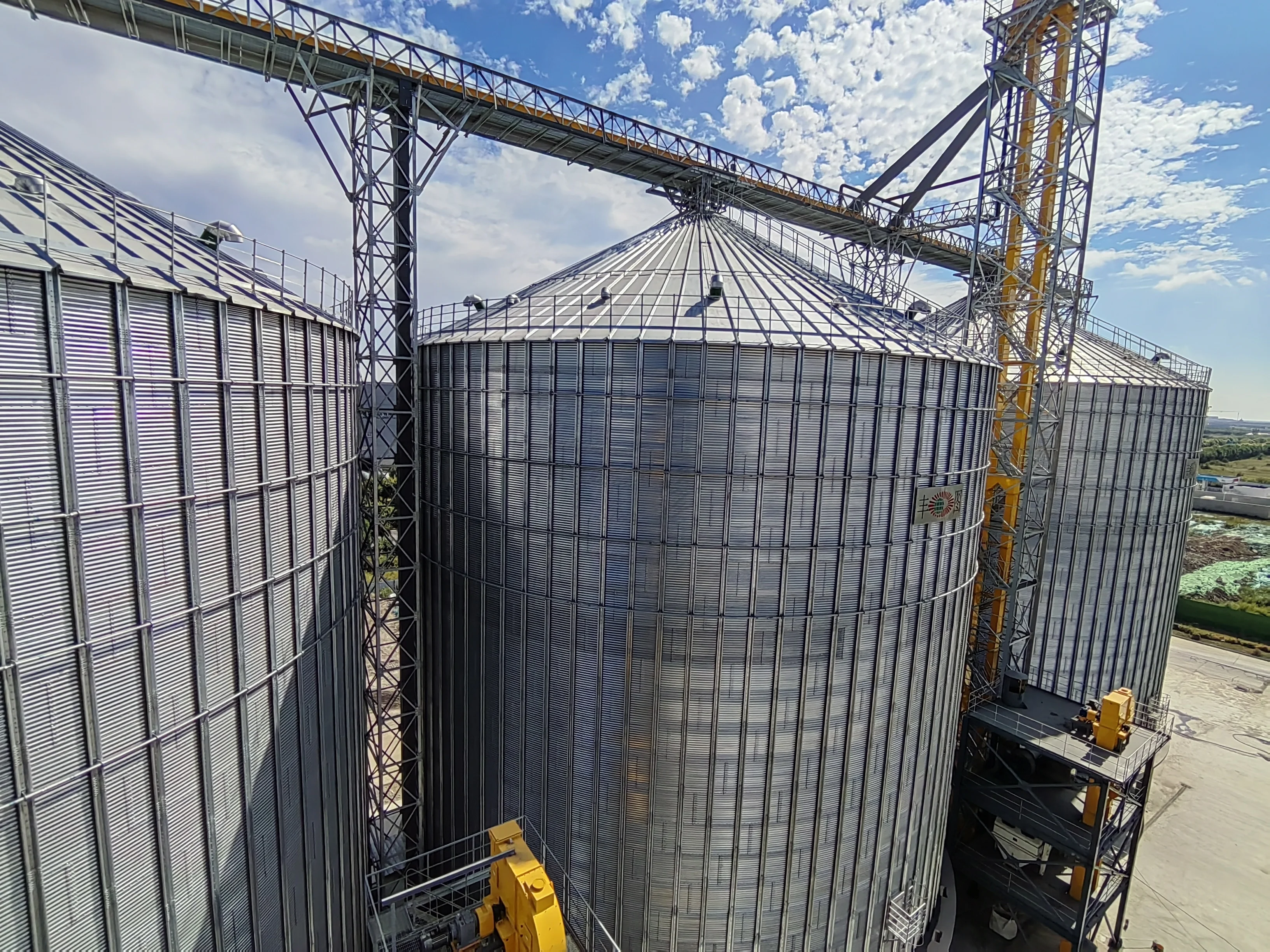 Intelligent and convenient silo de gros de armazenamento de cereais de ao bean silo factory silot  grain