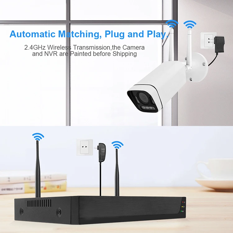 8 Channel H.265 5MP Outdoor POE Bullet IP Security CCTV Camera System