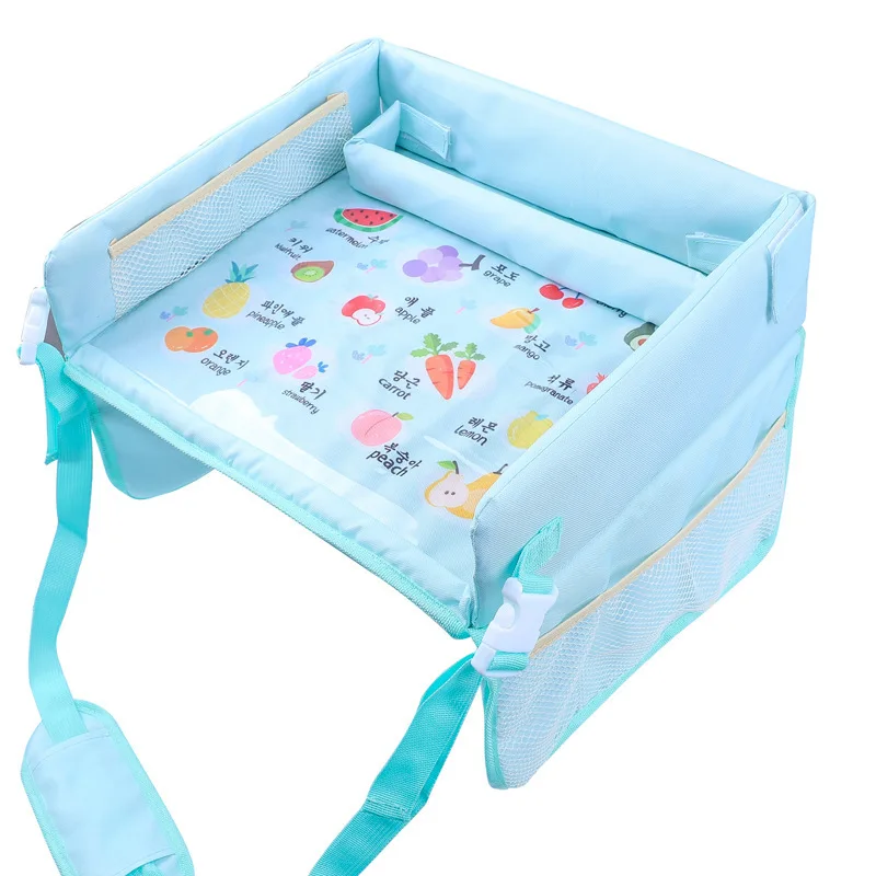 Functional Cute Toddler Kids Active Eating Tray Table Road Trip Essential Car Seat Trays For Traveling