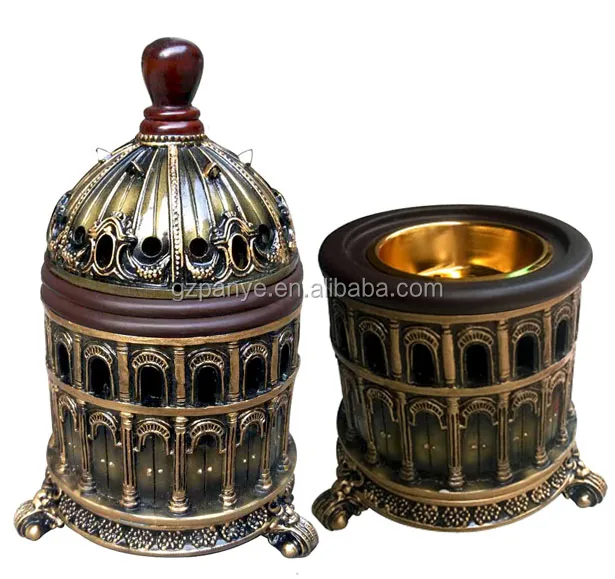 Antique Luxury Classical High Quality Bakhoor Incense burner Wood