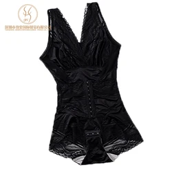 Firm Control Postpartum Slimming Ultra Thin Breathable Women Bodysuit High Waist Body Shaper Shapewear