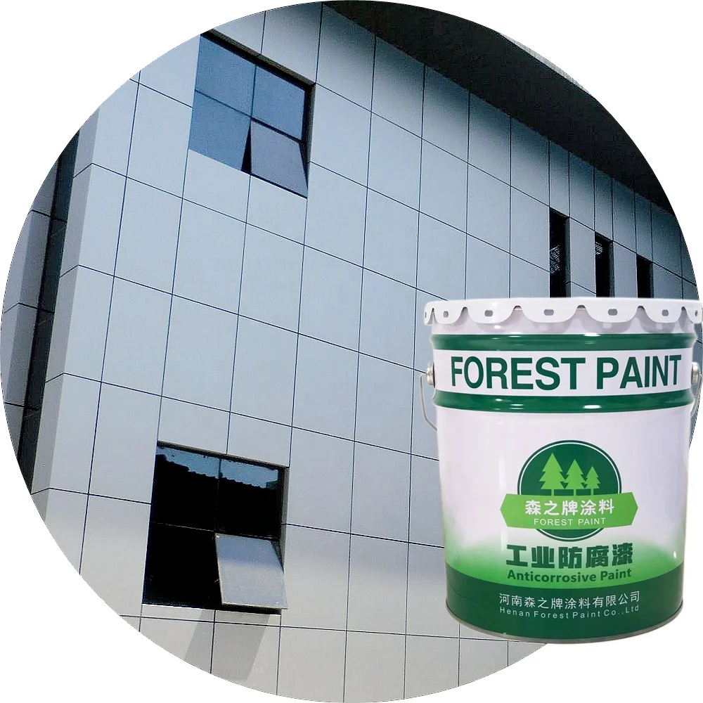 Заводская поставка, водостойкий антикоррозийный фторуглеродный металлический настенный верхний слой, ПТФЭ краска для внутренних или внешних стен