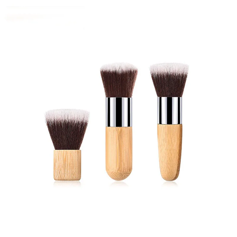 SENKA Private Label Eco-Short Bamboo Handle Organic Tools Eyeshadow Make Up Mascara Makeup Brush Set
