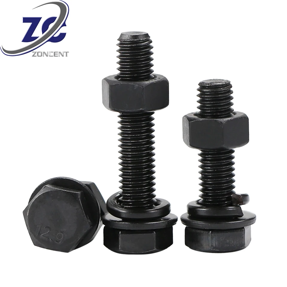 customized or standard size bolts fastener M2~M50 stainless steel/brass/aluminum hexagon bolts hexagon screw hexagonal screw
