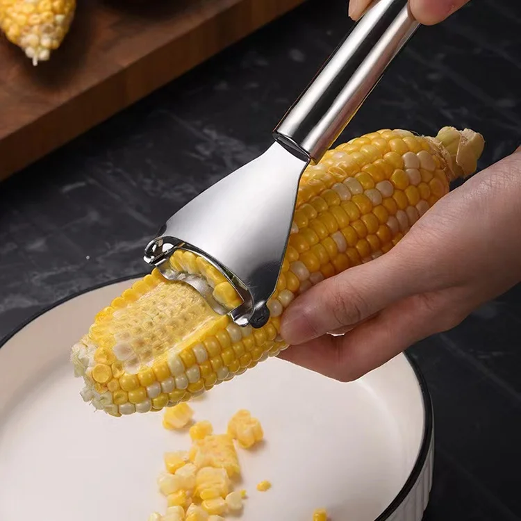 Kitchen Stainless Steel Corn Shaver Peeler Corns Remove Vegetable Fruit Tools