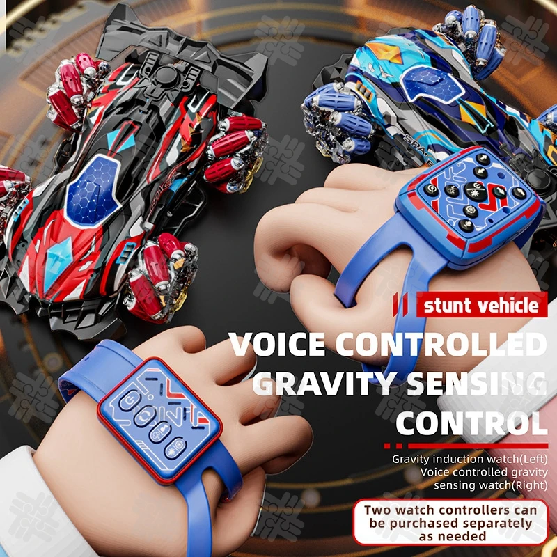 KW 2.4G 4WD 360° Rotary Spray Drift Twin Remote Control car Toys with Lights and music Birthdays Gift Toys for boys