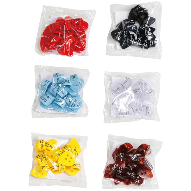 Available popular colors wood box thumb pick guitar made in Japan