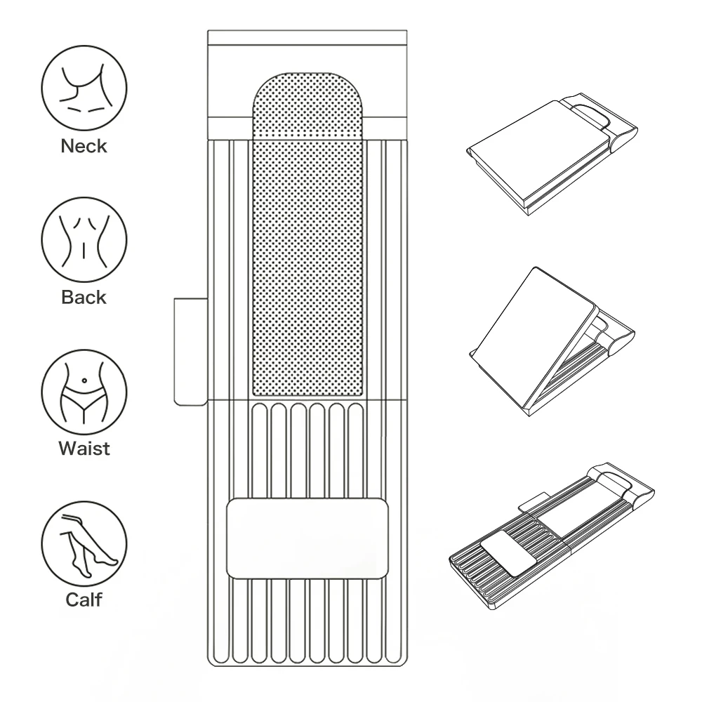 Hospital full body bed electric thermotherapy massage mattress hospital bed vibration memory foam massage mattress