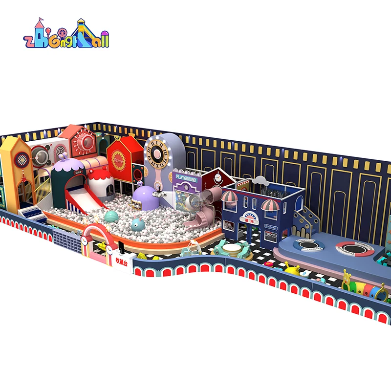 Custom design kids indoor soft playground for europe