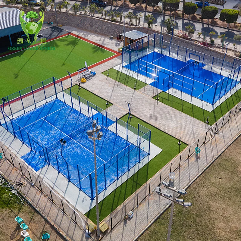 Professional Wholesale Customized Good ElasticityPista De Cesped Artificial Grass Turf for Padel Tennis Court