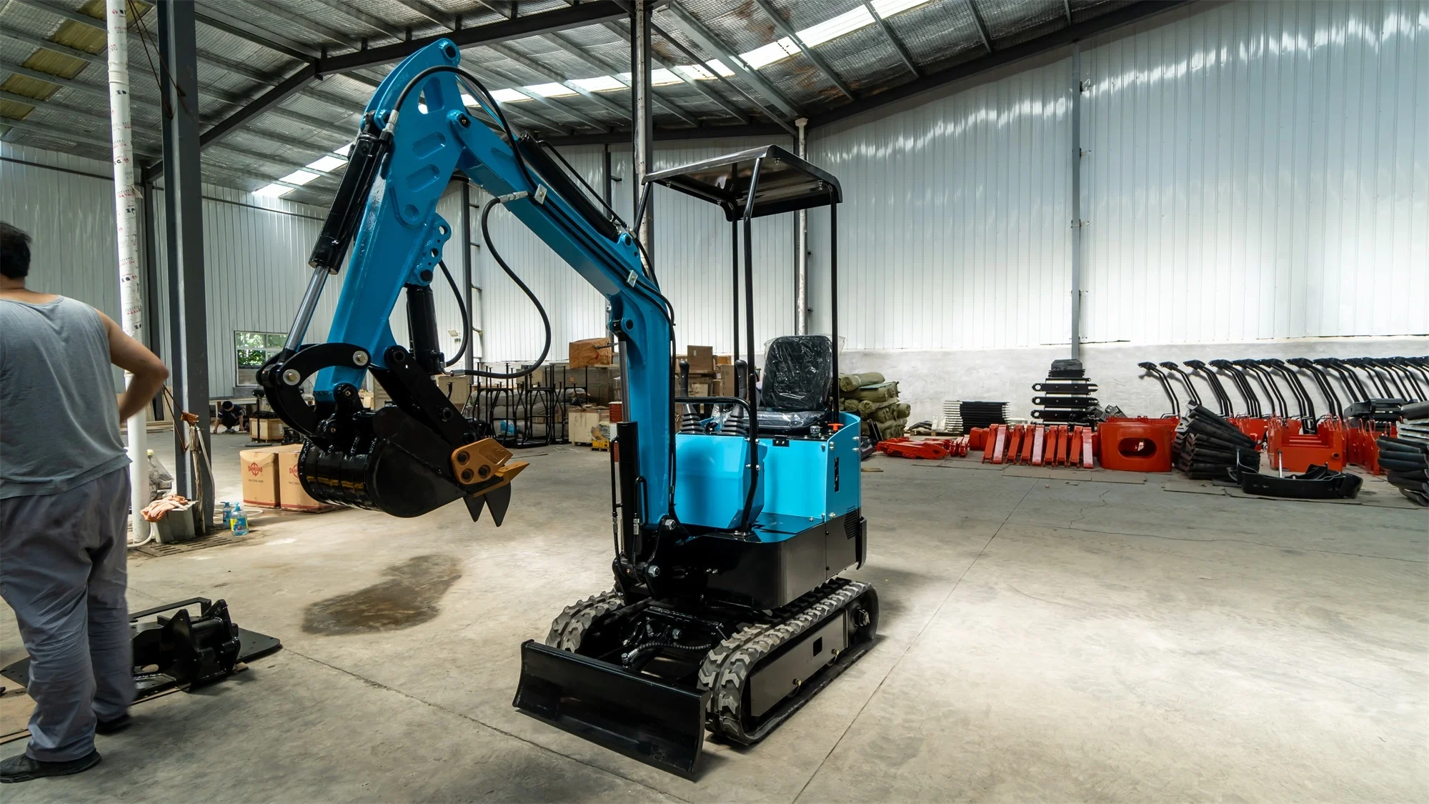 March Super EPA EURO5 1000kg Mini  Crawler excavator with  ROPS