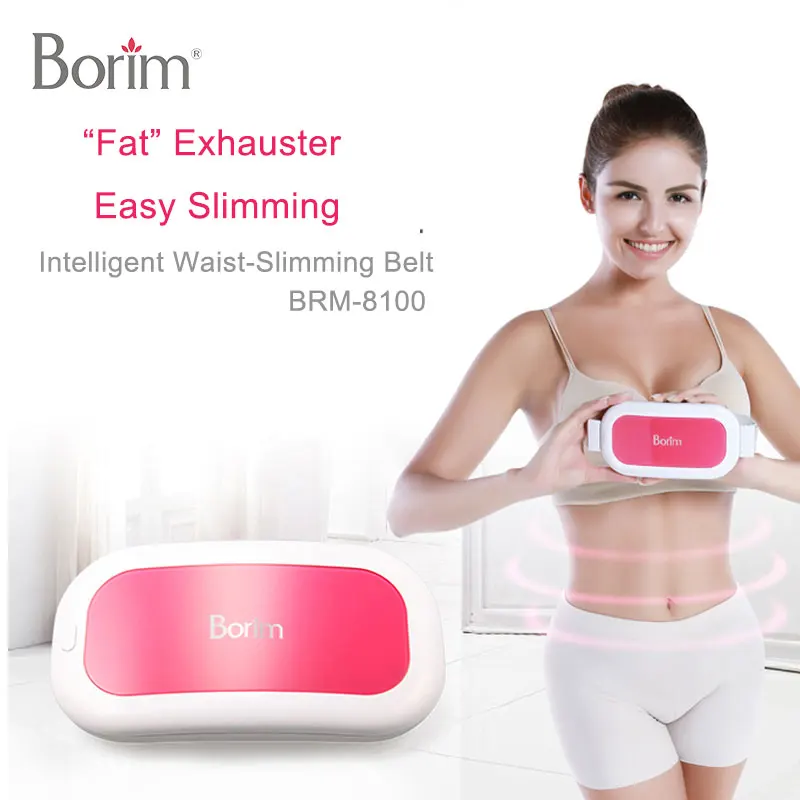 High Quality Ems Technology Far Infrared Heating Adjustable Belt Wireless Use Body Care Portable Belly Fat Slimming Massage Belt