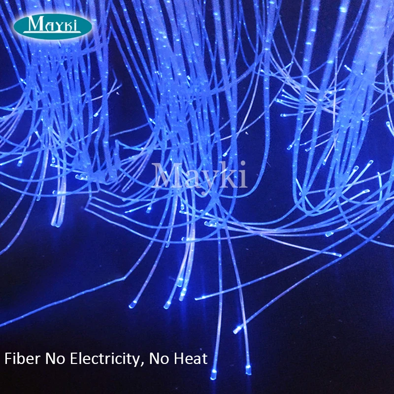 Round Fiber Optic Curtain Sensory Fibre Optic Light Curtain Fibre Optic Curtain Kit & Lightsource