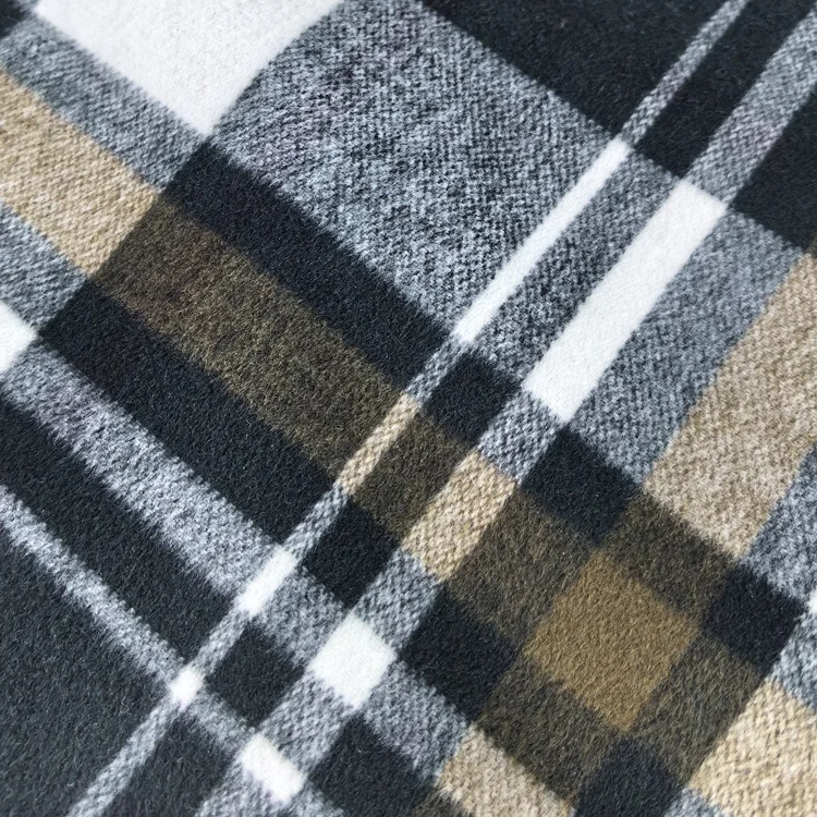 Factory supply wholesale price ready stock solid color woven wool melton woolen fabric