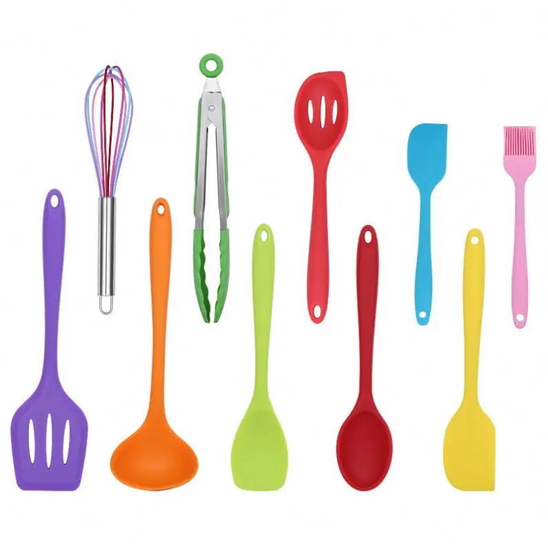 kitchen silicone accessories  spatula and brush utensil cucina  silicon kitchen set for home and kitchen