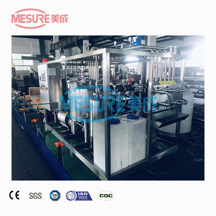 Automatic Dairy Beer milk pasteurizer and homogenizer 1000 liter milk pasteurizer machine
