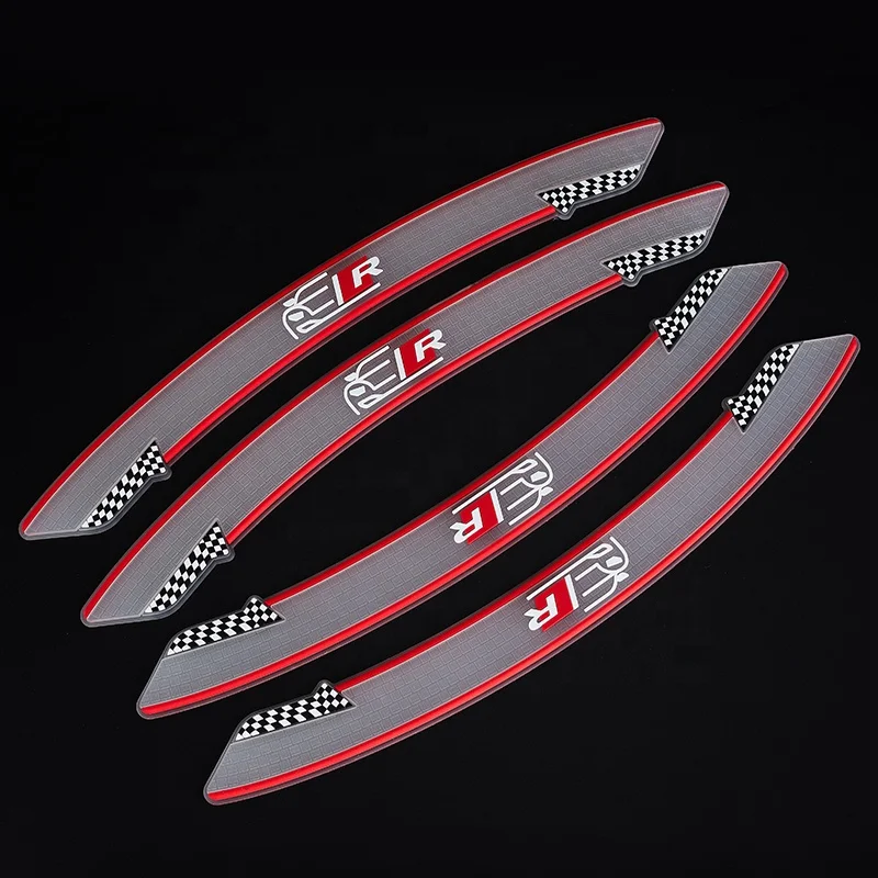 Universal car wheel eyebrow trim anti-collision car body protector